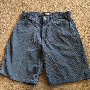 Blue Corduroy Shorts